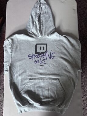 Twitch 'Streaming Since 2007' Gray Hoodie